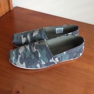 BOBS camo slip-ons